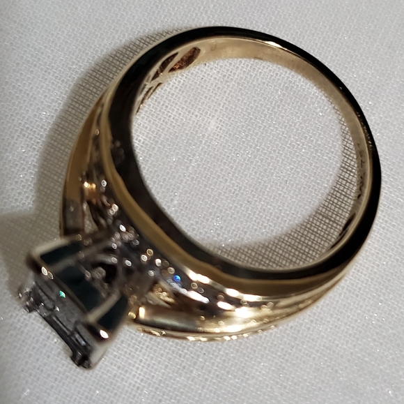 1carat diamond ring 14k, 7.2g - Picture 11 of 17